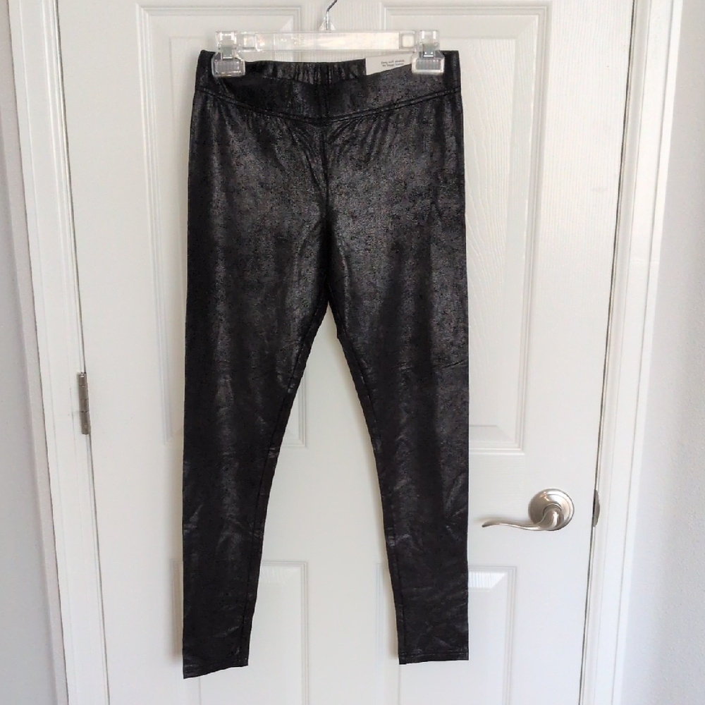 NWT Soma Black Foil Essential Leggings - S
